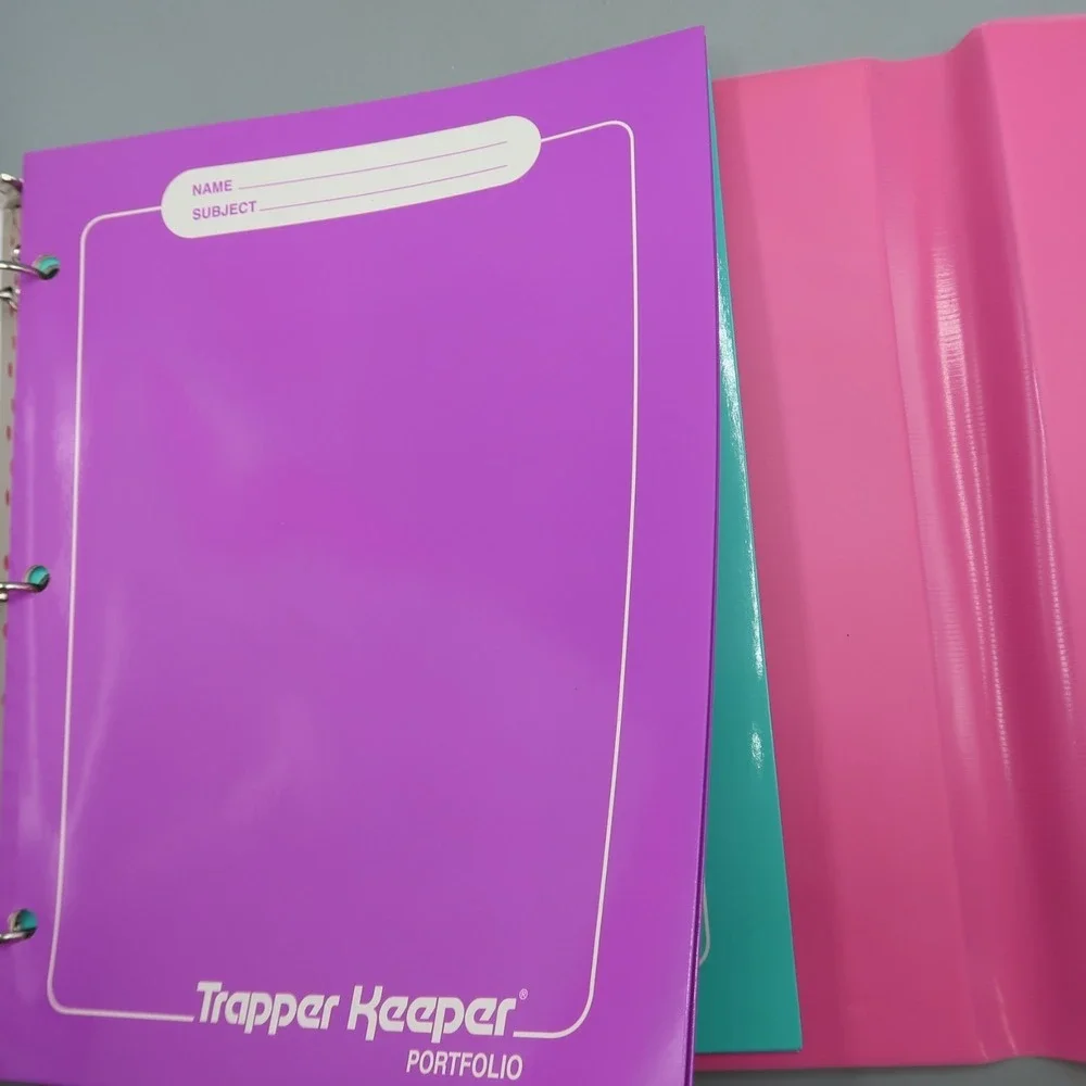 Trapper Keeper Sunset With Palm Trees MEAD 2020 With Folders 80s RETRO Vintage